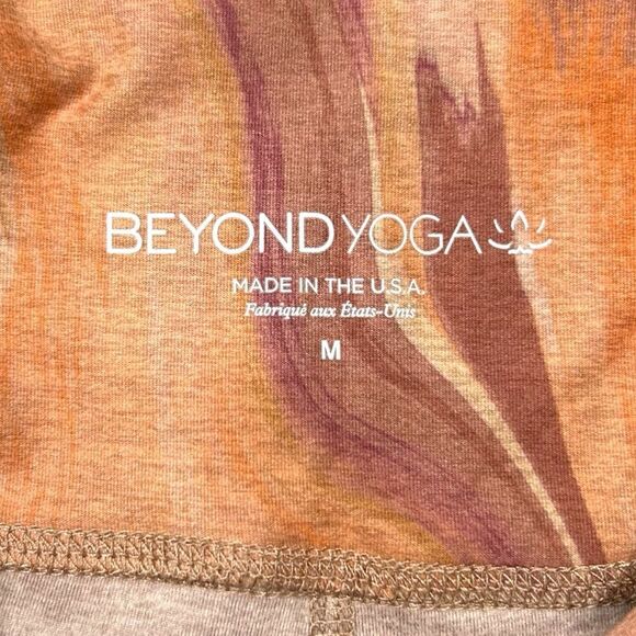 Beyond Yoga Printed Spacedye Caught In The Midi Leggings Chai Marble Size Medium - Picture 3 of 5